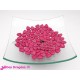 Dragées chocolat mini-coeur fuchsia, déclassées - spéciales promo : couleur mouchetée - 1kg